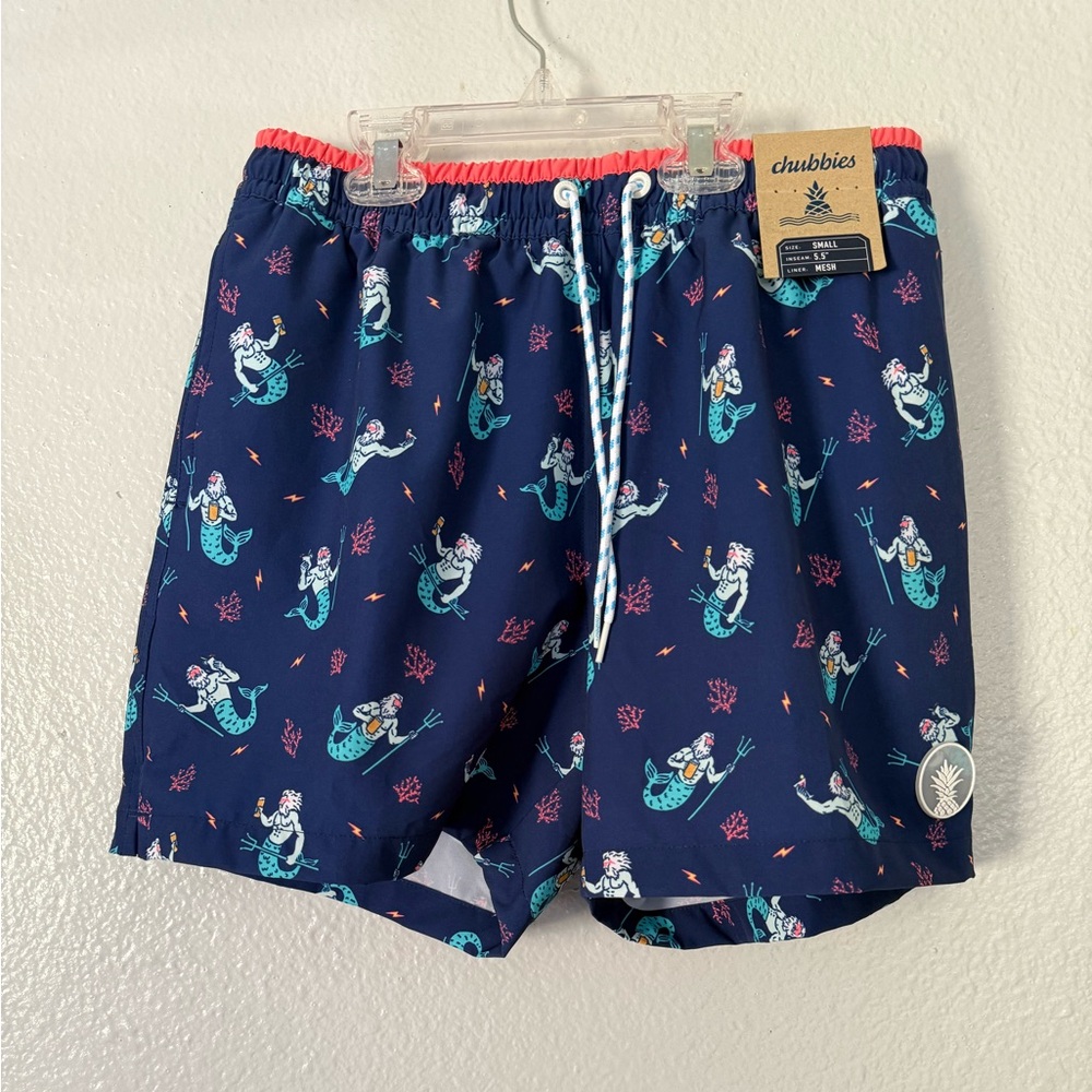 New Chubbies Men’s 5.5 Classic Swim Trunks Size: Small
